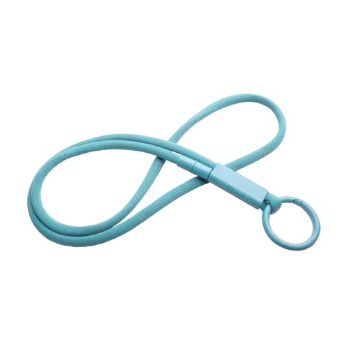 Tour de cou promotionnel en plastique recyclé Tubyard Bleu glacier